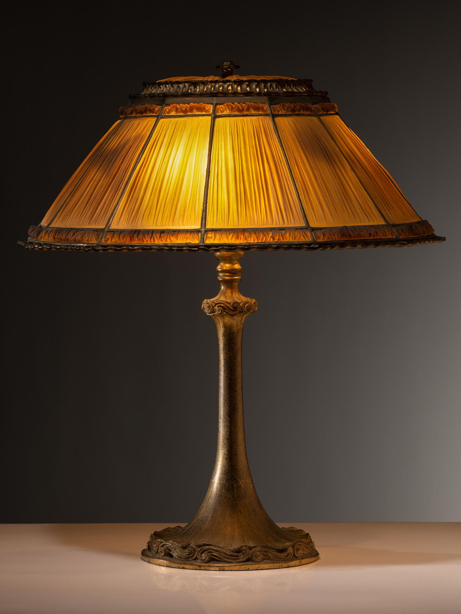 Linenfold Table Lamp
