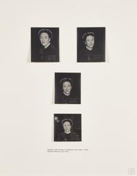 Four Works: Portrait of The Duchess of Windsor, New York , circa 1955; together with Three Portraits of Wallis Warfield Spencer , circa 1918 (4)