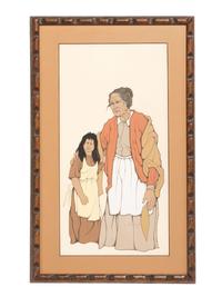 untitled, grandmother and child