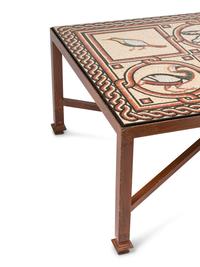 A Roman Style Mosaic Inset Low Table