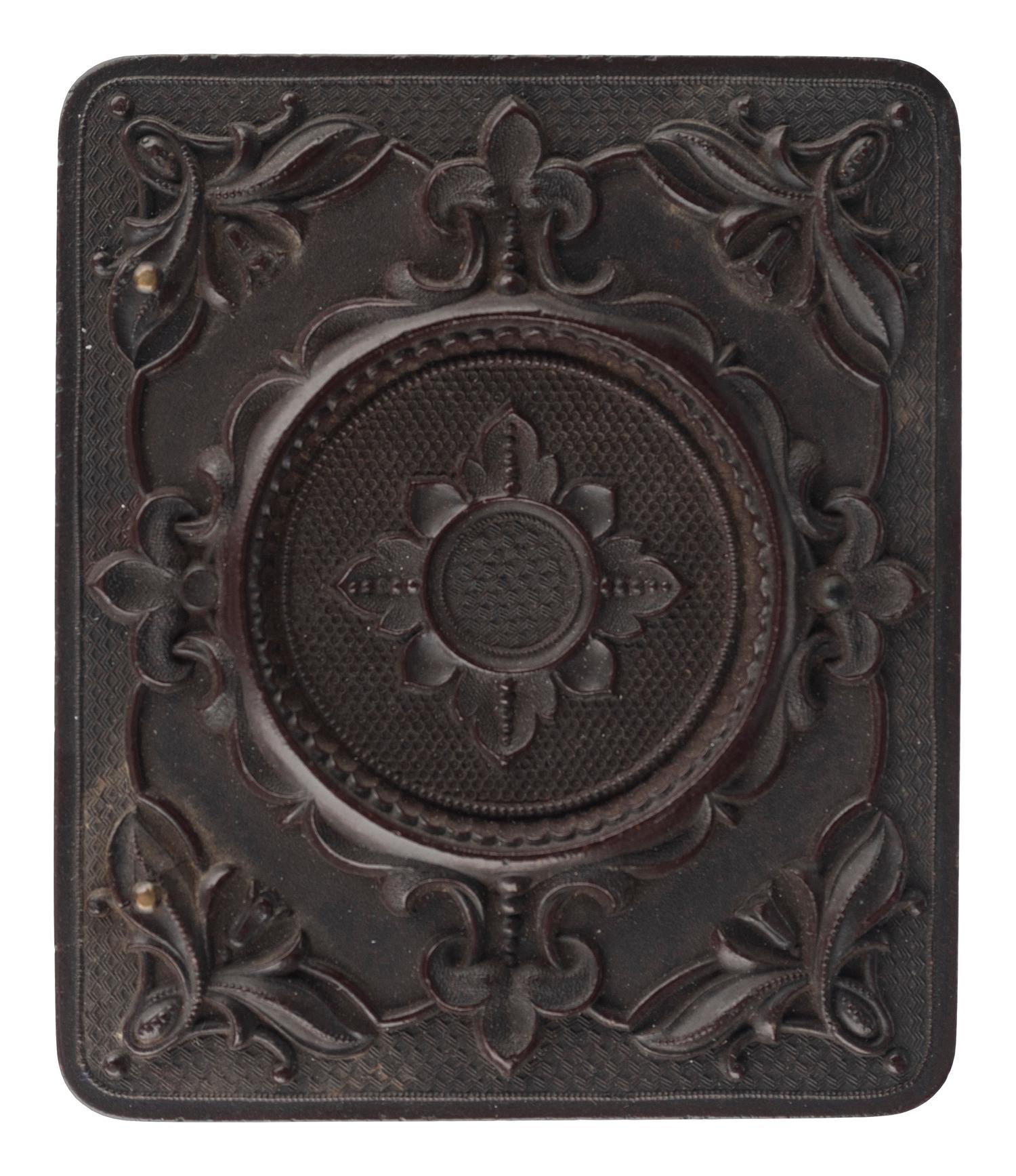 [EARLY PHOTOGRAPHY]. Ninth plate ambrotype of fireman.