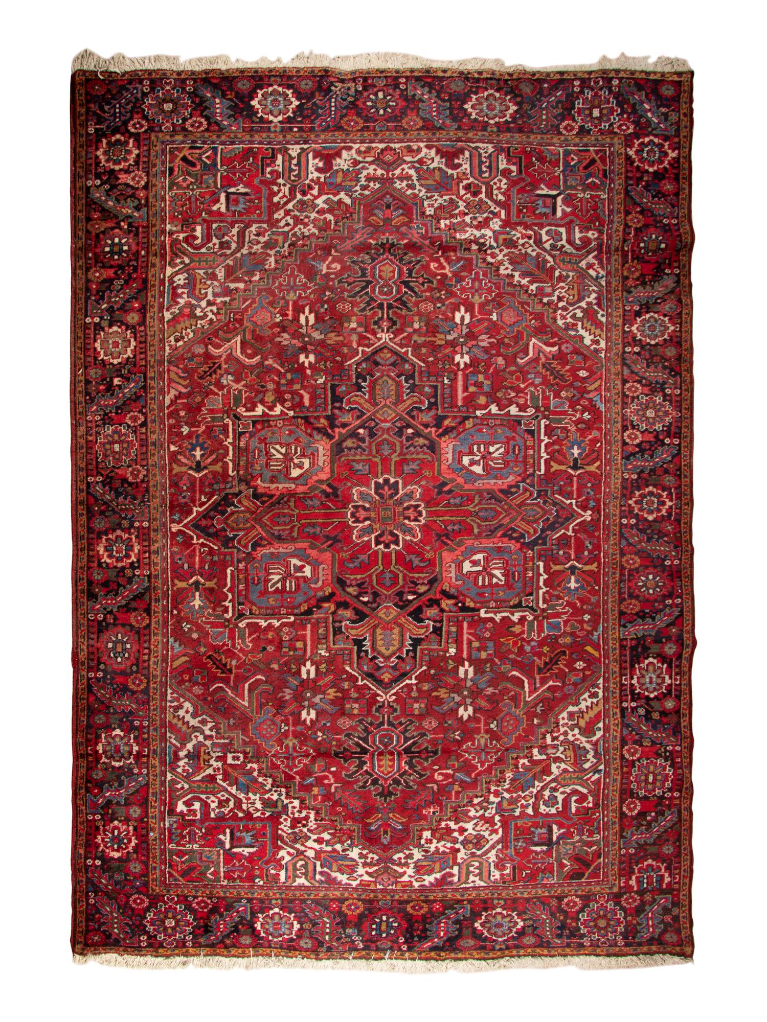 A Heriz Wool Rug