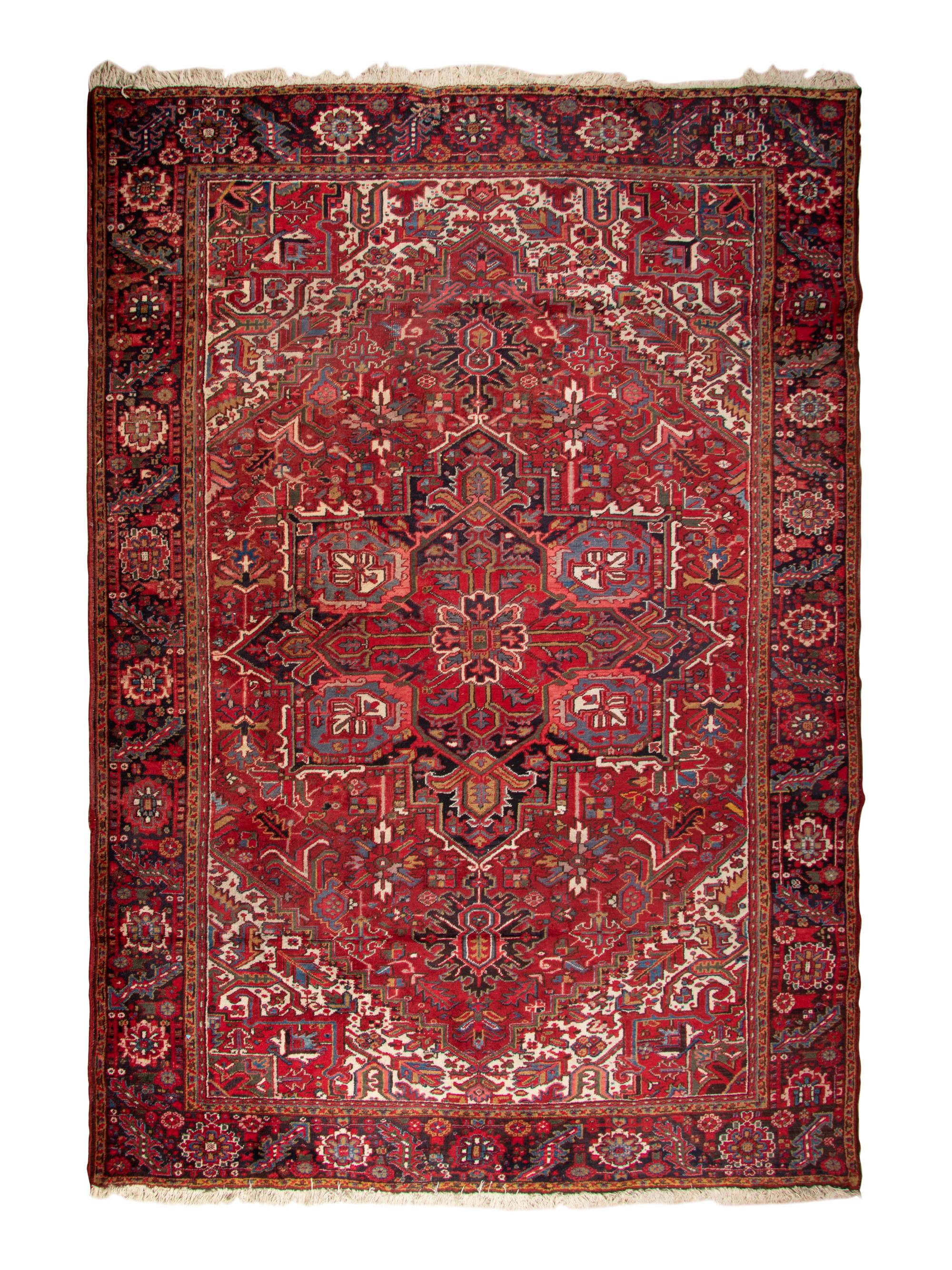 A Heriz Wool Rug