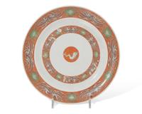 A Chinese Export Porcelain Plate for the English or French Market, Circa 1810-1820