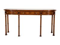 A Regency Style Mahogany Console Table