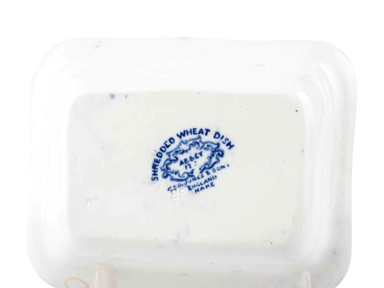 A Group of Blue and White Staffordshire Tableware