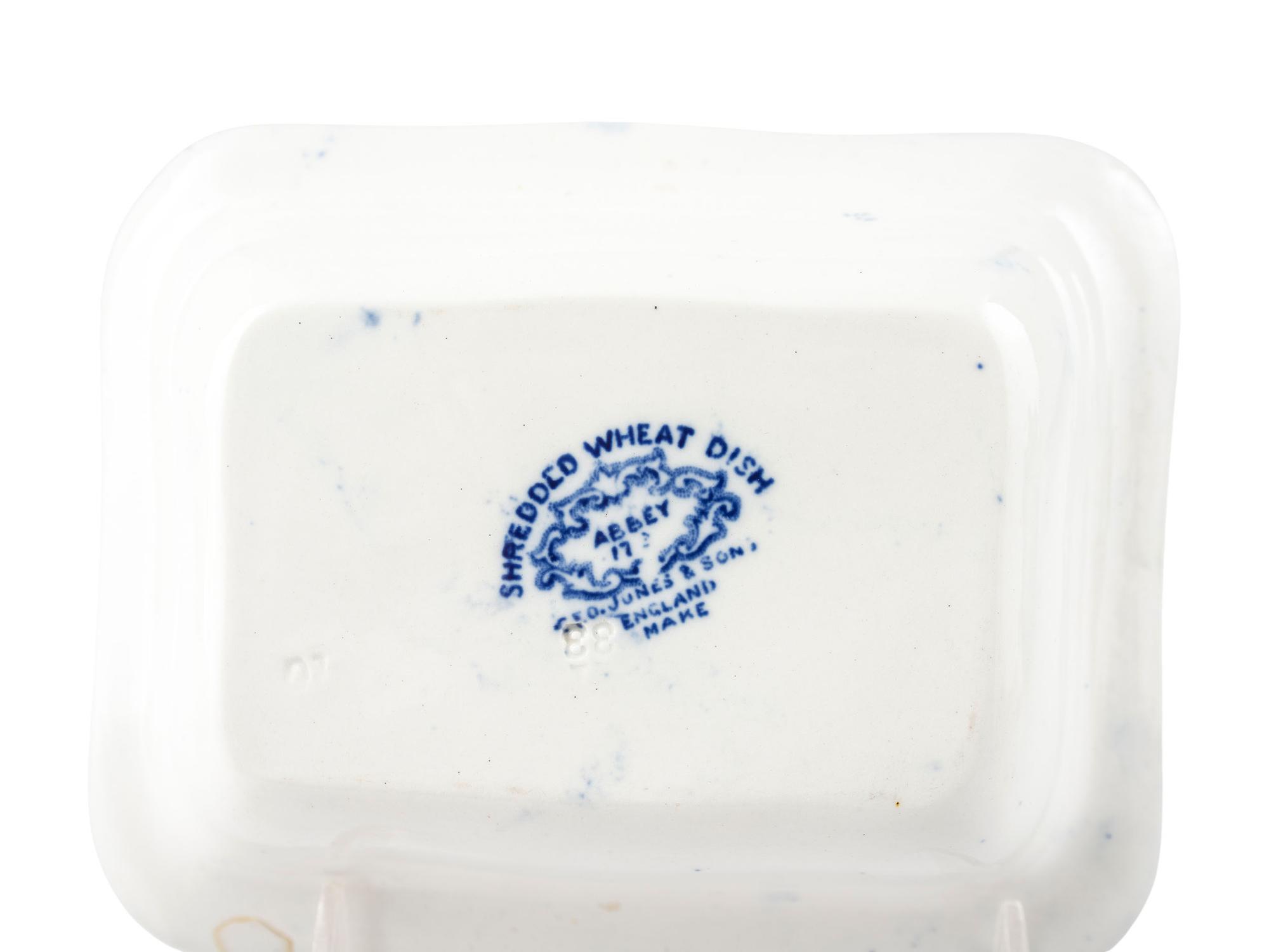 A Group of Blue and White Staffordshire Tableware