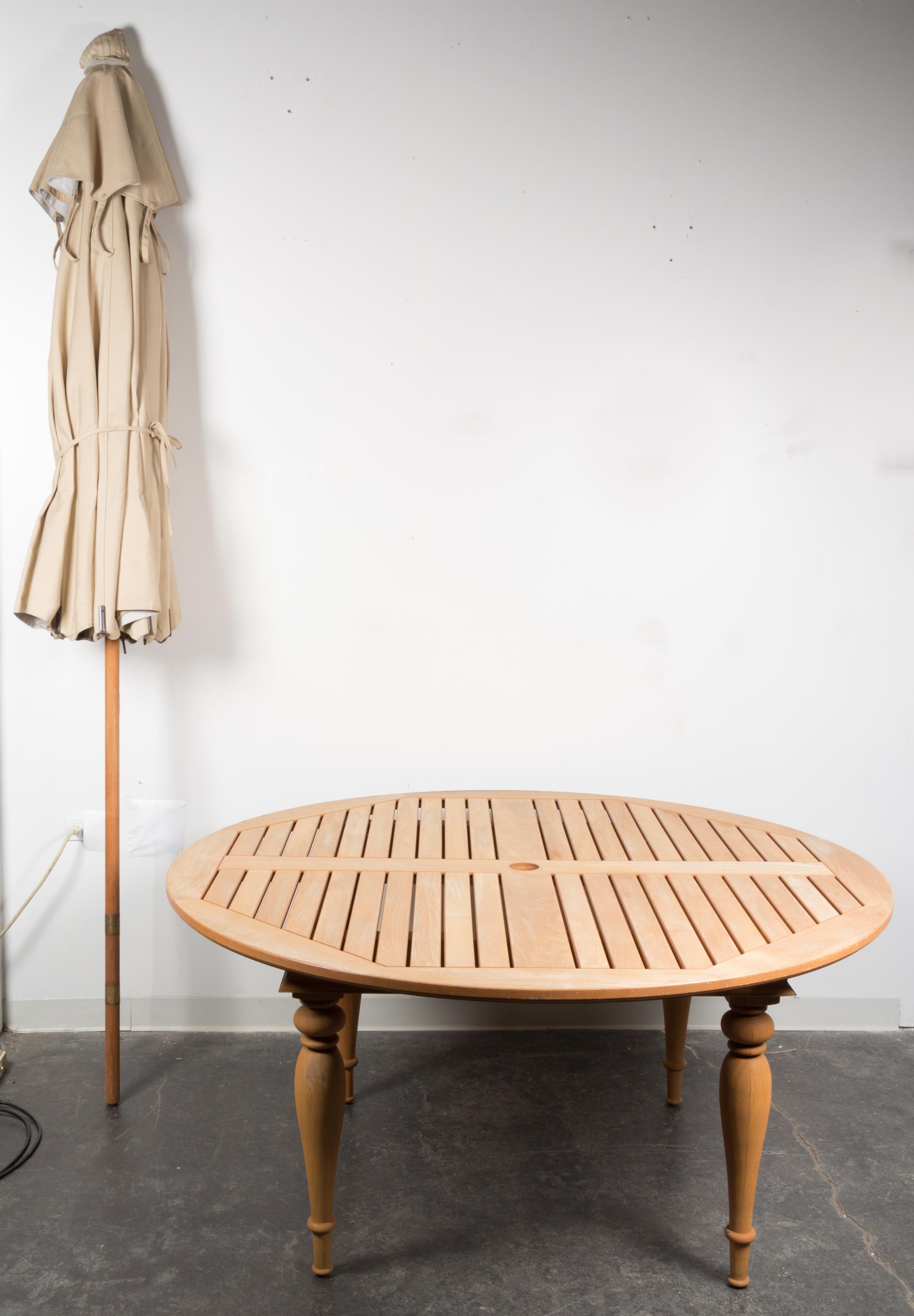 A Patio Set, retailed by Restoration Hardware Height of chairs 37 1/4 inches.