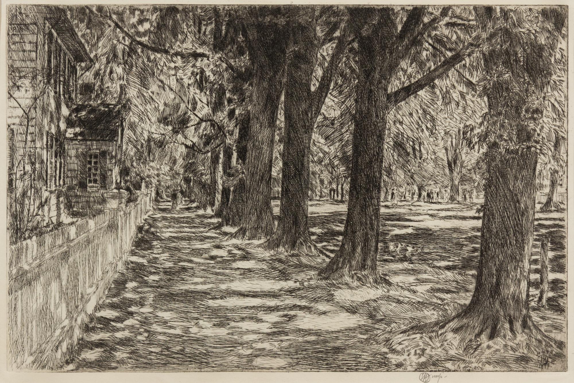 Childe Hassam, (American, 1859-1935), East Hampton, 1917