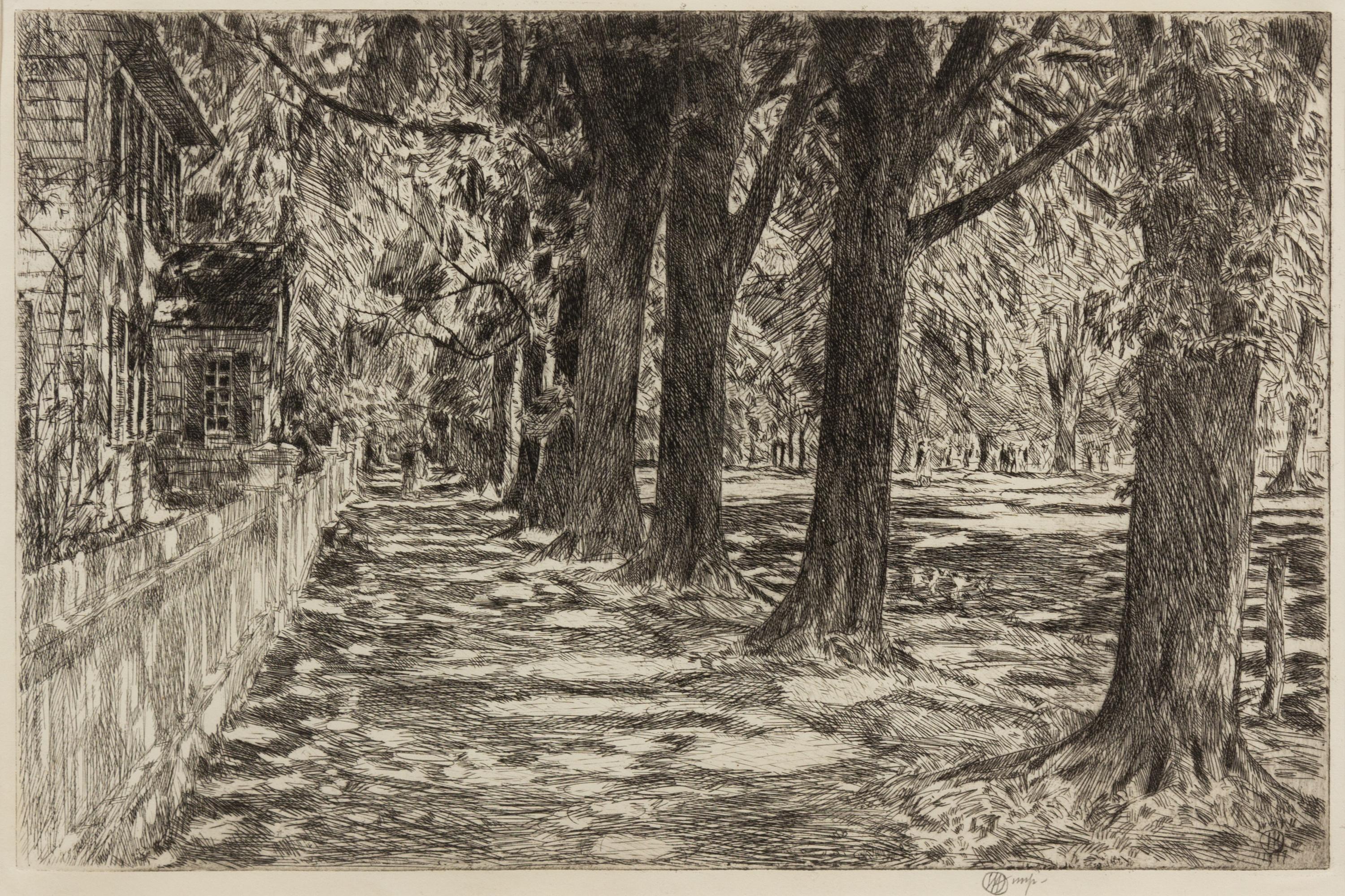 Childe Hassam, (American, 1859-1935), East Hampton, 1917