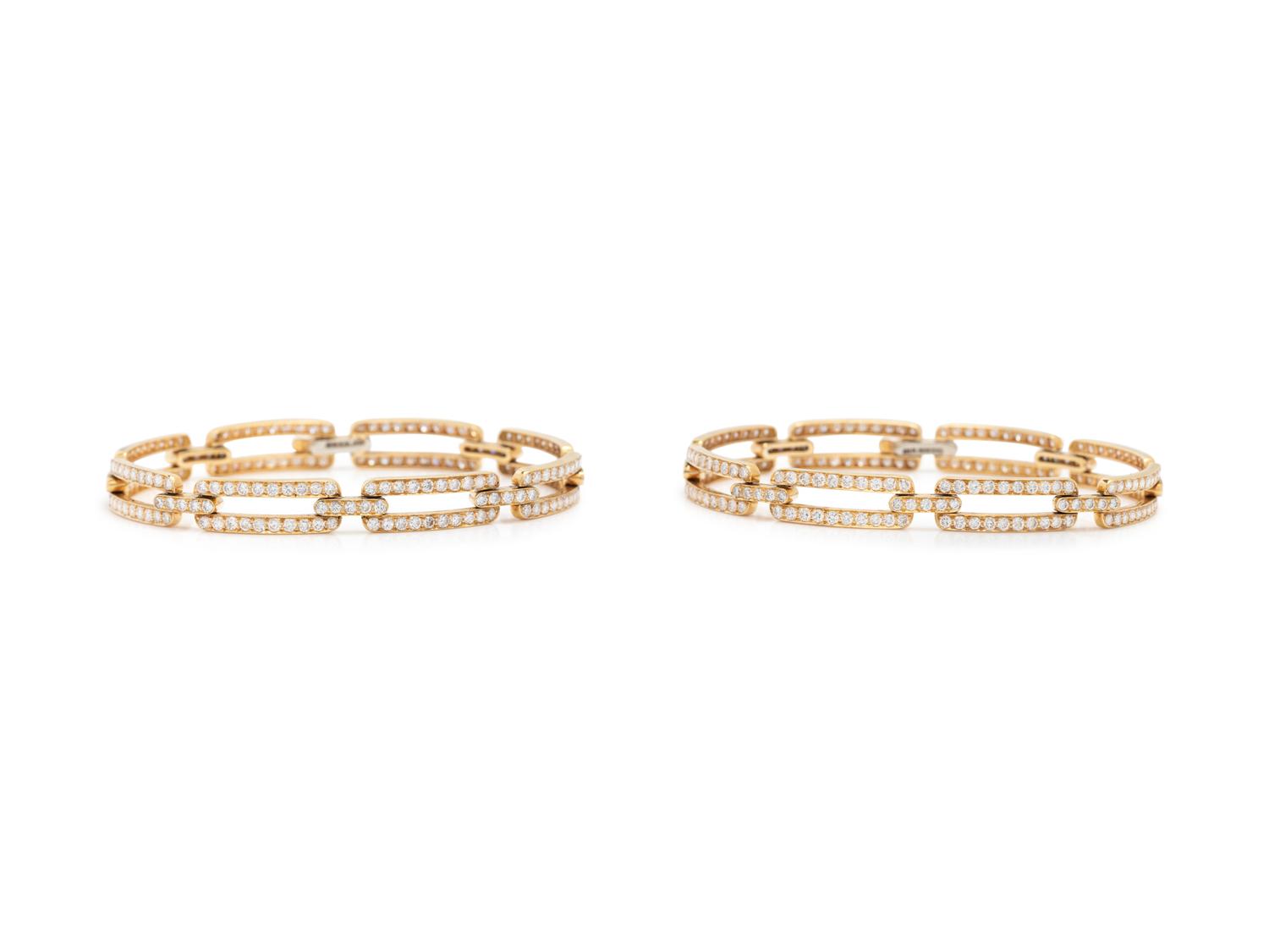 DAVID WEBB, YELLOW GOLD AND DIAMOND CONVERTIBLE NECKLACE/BRACELETS