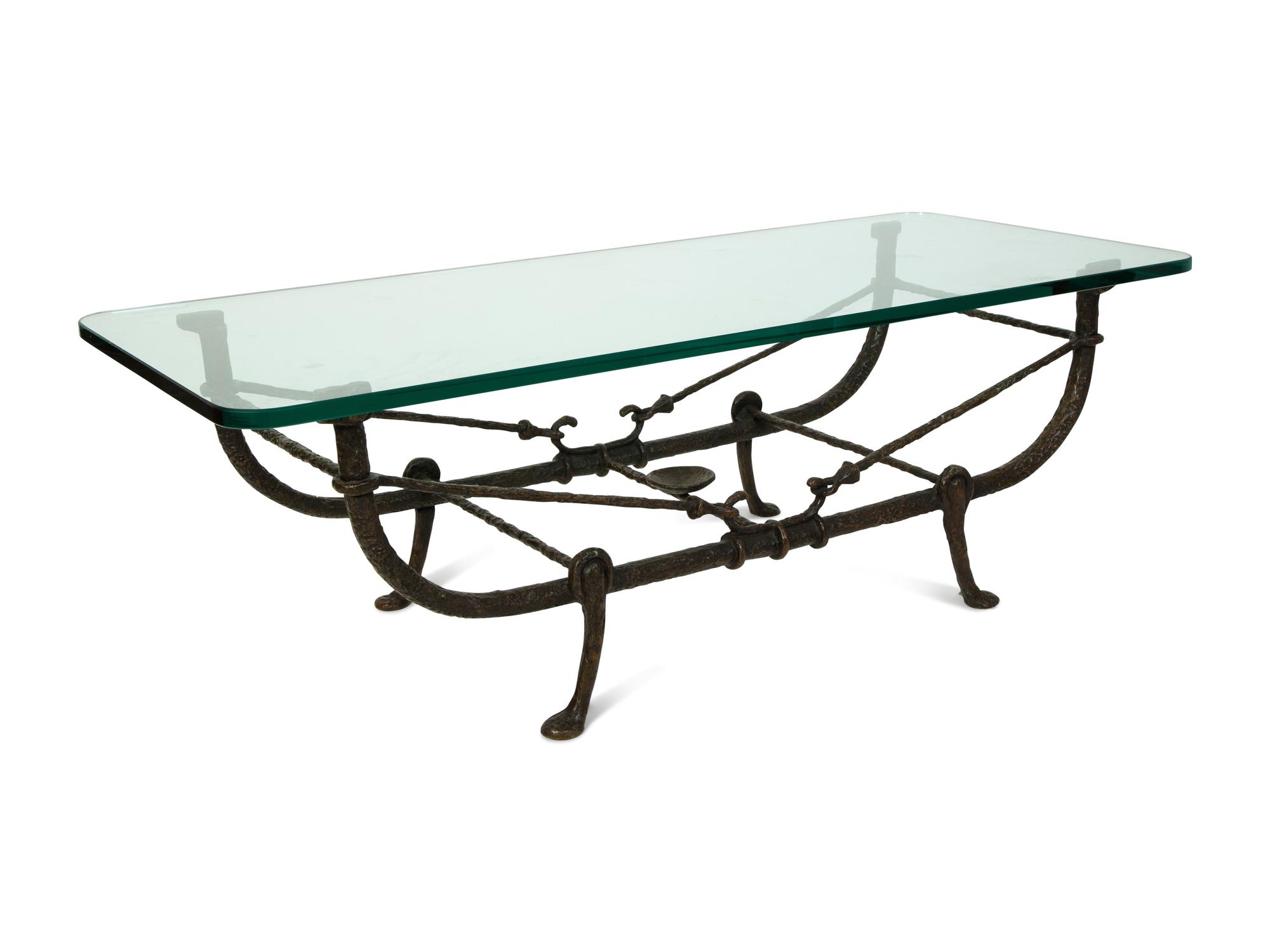 Low Table by Excalibur Foundry, NY, c. 1985