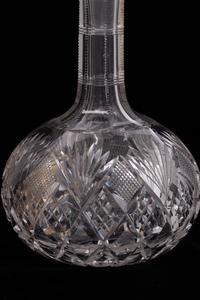 A Group of Three Cut Glass Decanters