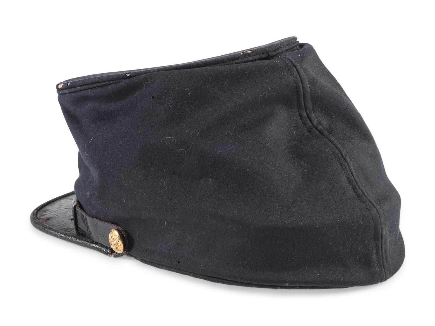 Civil War private purchase infantry officer's forage cap. Manufactured by Schuyler, Hartley, and Graham, New York.