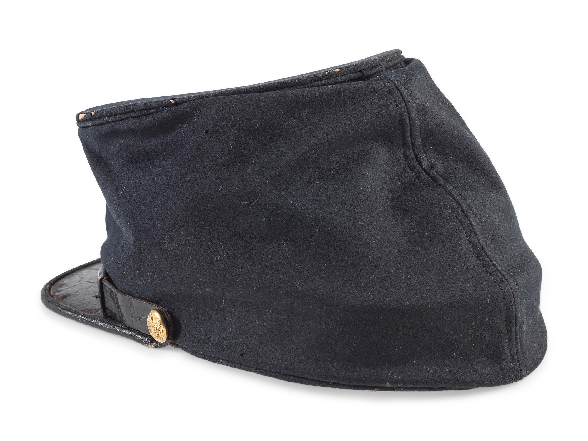 Civil War private purchase infantry officer's forage cap. Manufactured by Schuyler, Hartley, and Graham, New York.