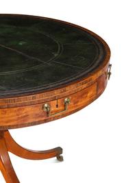 A Regency Mahogany Drum Table