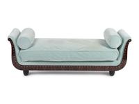 A French Art Deco Style Inlaid Macassar Bench — 20TH CENTURY