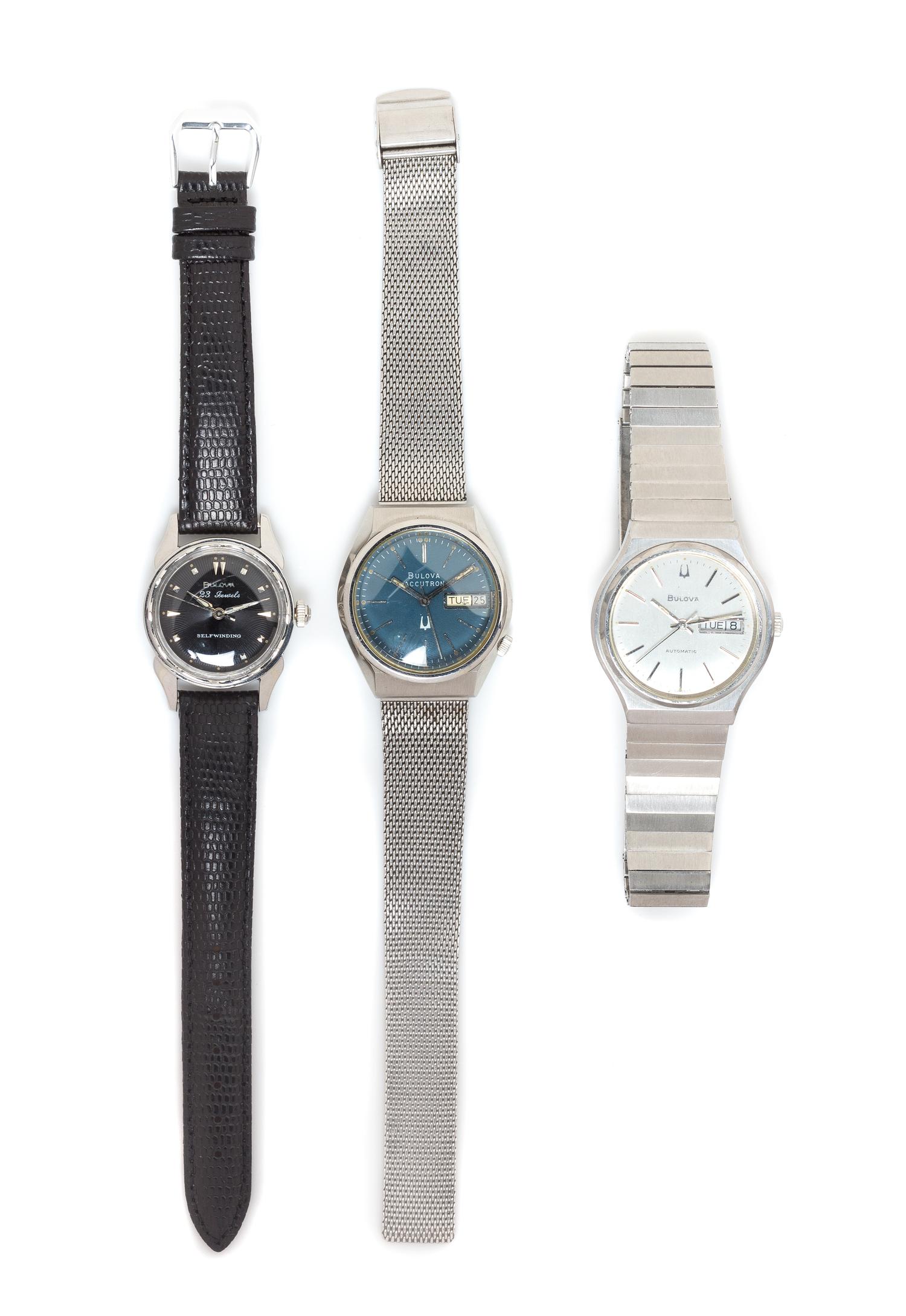 A Collection of Wristwatches, Bulova,