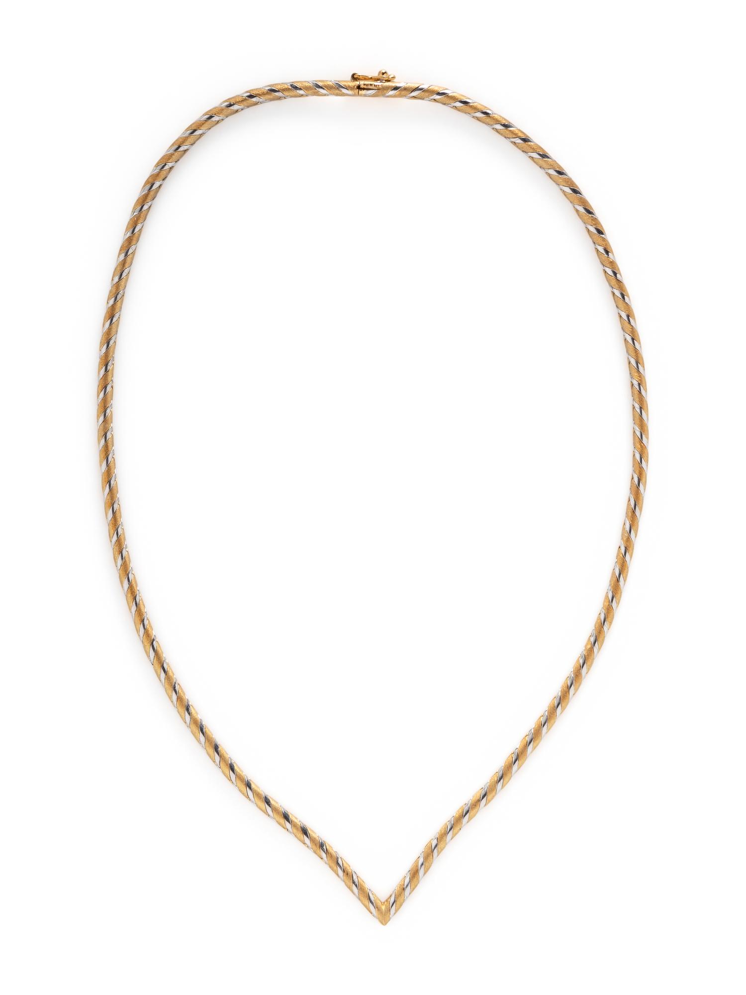 BICOLOR GOLD NECKLACE