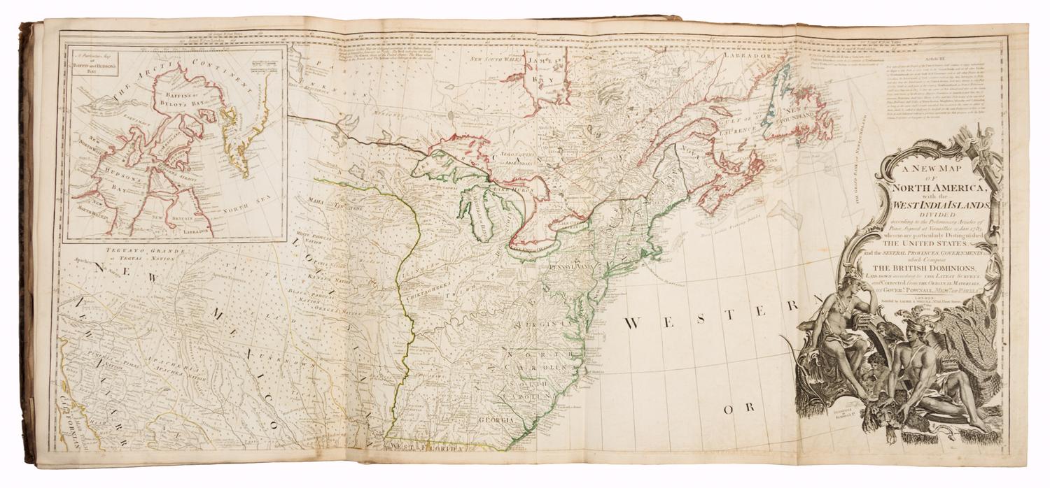 KITCHIN, Thomas (1718-1784). Kitchin's General Atlas, Describing the Whole Universe. London: Robert Laurie and James Whittle, 1804.