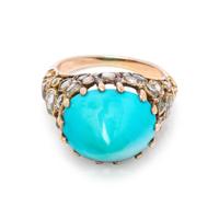 TURQUOISE AND DIAMOND RING