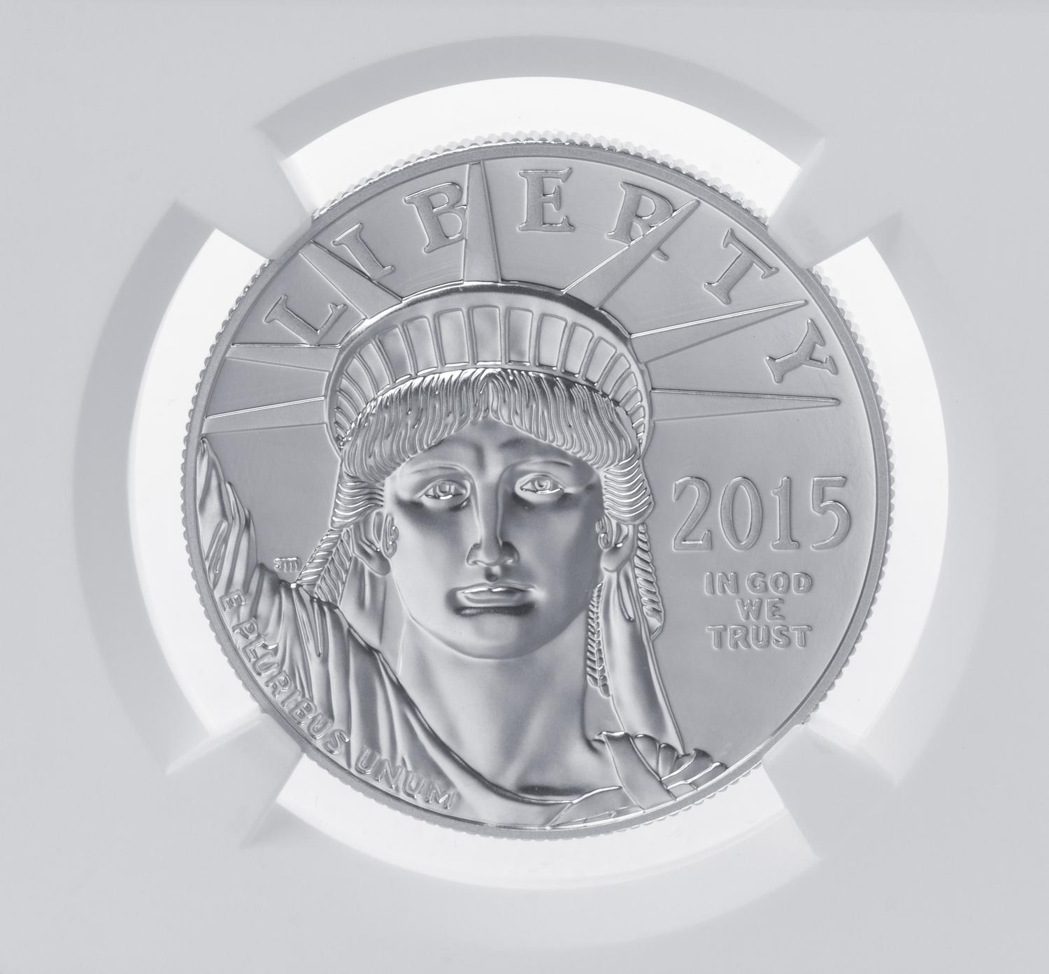A Pair of United States 2015-W First Release $100 Platinum Proofs