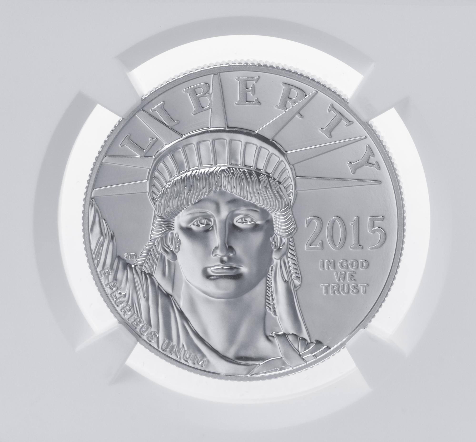 A Pair of United States 2015-W First Release $100 Platinum Proofs