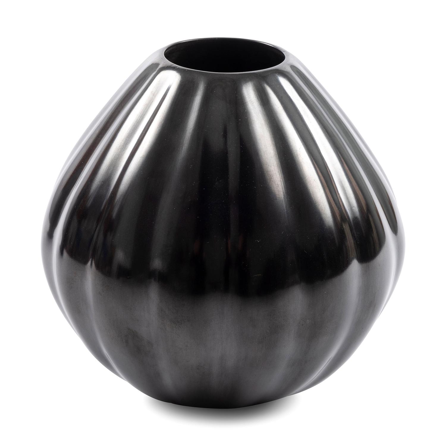 Mata Ortiz Melon Pottery Jar