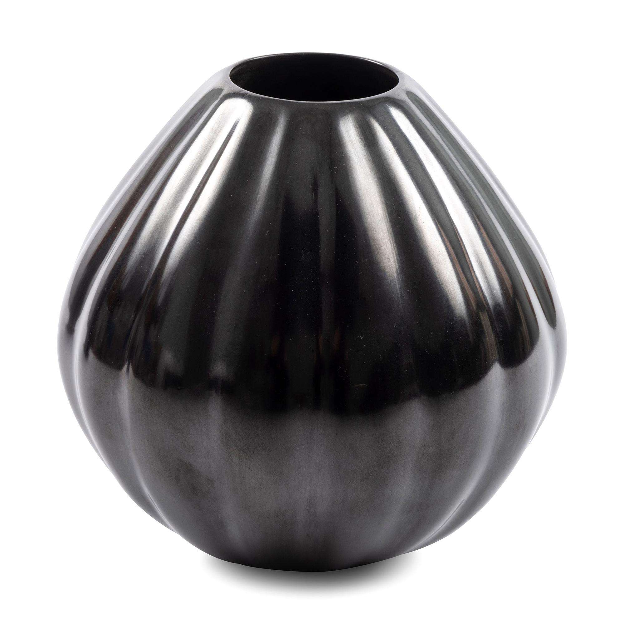 Mata Ortiz Melon Pottery Jar
