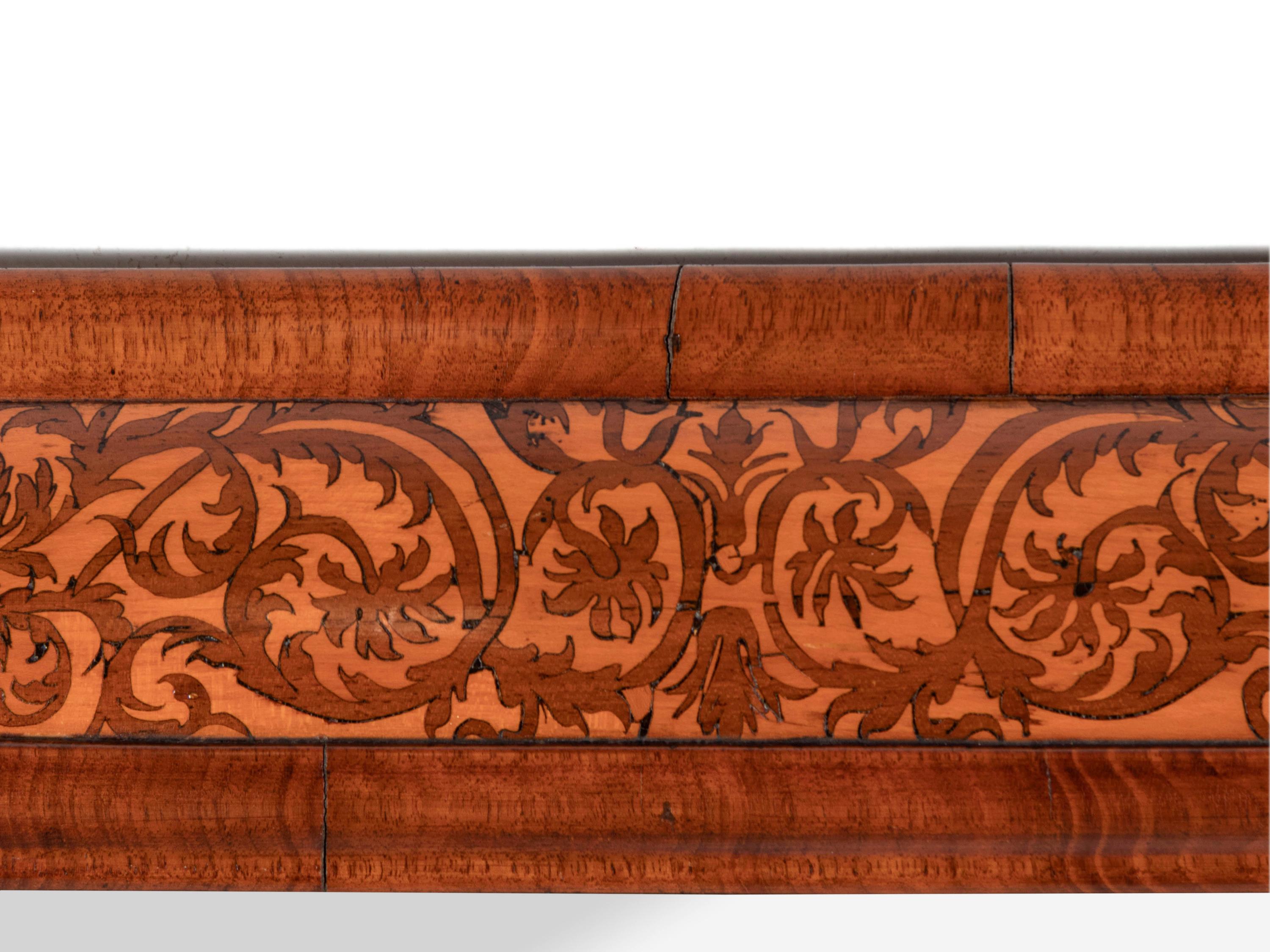 A William and Mary Walnut and Marquetry Mirror