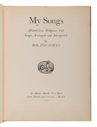 [SULLIVAN, Noël]. A group of 3 works PRESENTED AND INSCRIBED to Noël Sullivan, comprising: