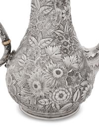 An S. Kirk and Son Repoussé Silver Four-Piece Tea and Coffee Service