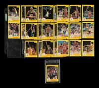A Complete Set of 1986 Star Court Kings Basketball Cards Including Michael Jordan No. (BGS 8 NM-MT)