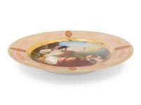 A Vienna Porcelain Cabinet Plate Depicting Ariadne