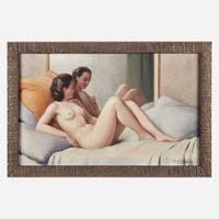 Robert Duftos (American, 20th Century) Nude Reflections
