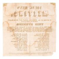 [HARRISON, William Henry (1773-1841)]. Funeral broadside. [Germantown]: Germantown Telegraph, P.R. Freas & Co., 10 April 1841.