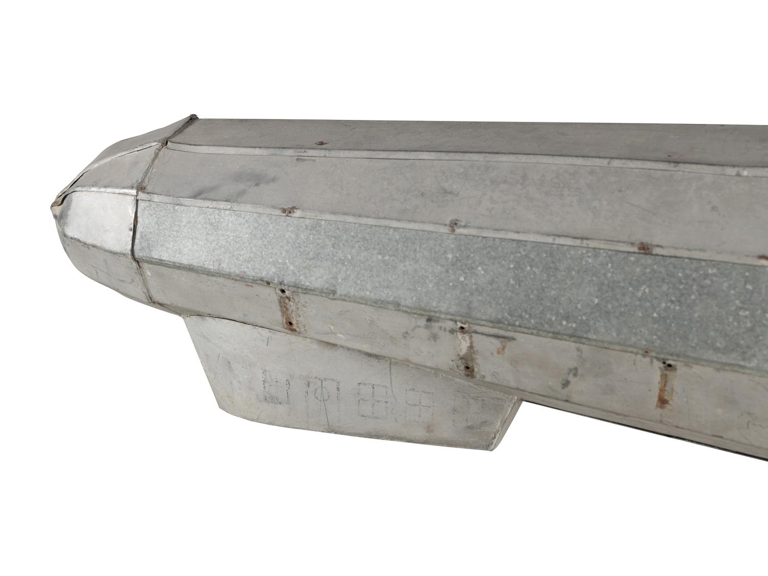 A Large Sheet Metal Floating Zeppelin Toy