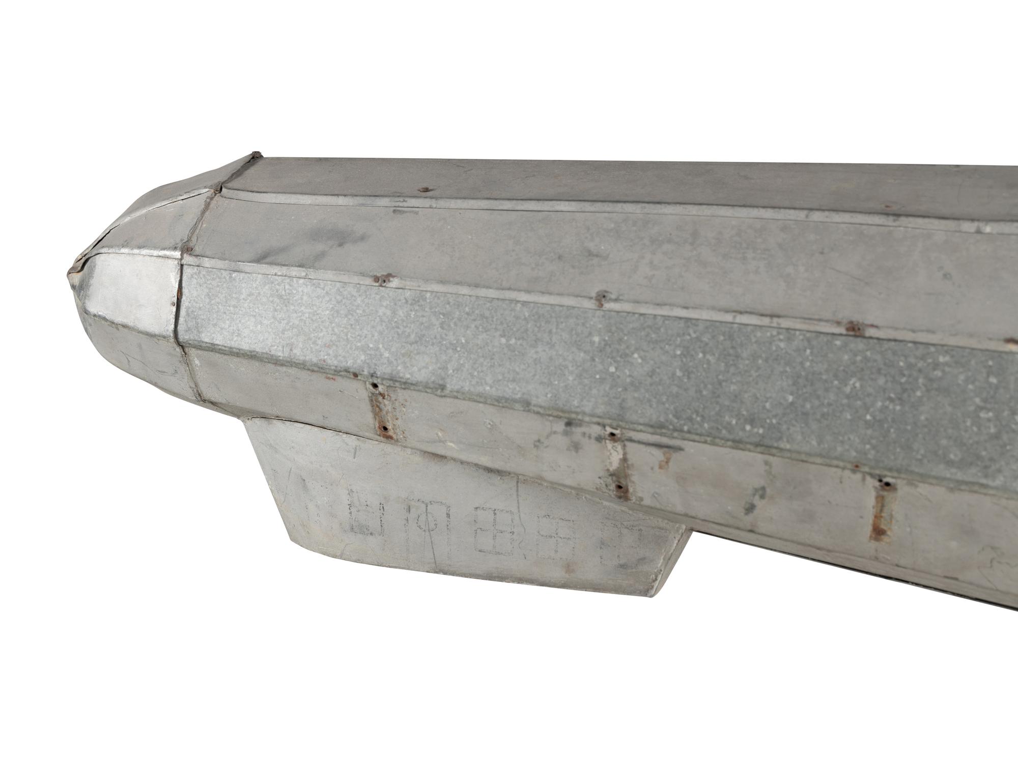 A Large Sheet Metal Floating Zeppelin Toy