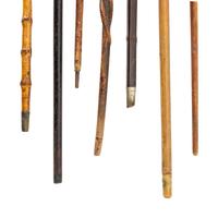 A Group of Folk Art Carved Canes