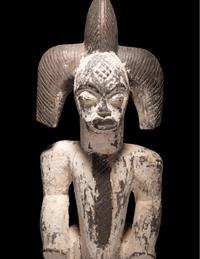 Two Punu Wood Figures