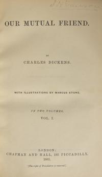 DICKENS, Charles (1812-1870). A group of 5 FIRST EDITIONS, comprising: