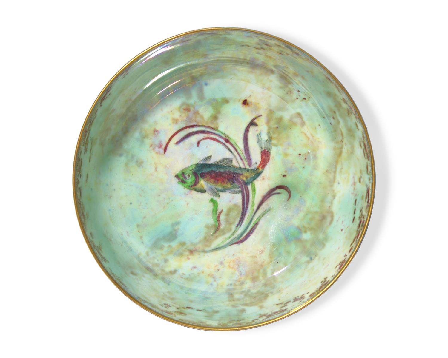 A Wedgwood Fish Lustre Bowl