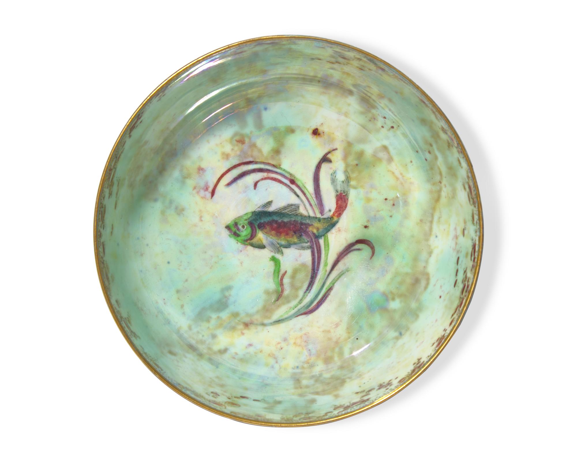 A Wedgwood Fish Lustre Bowl