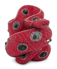 Judith Leiber Collector's Edition Red Snake Minaudière