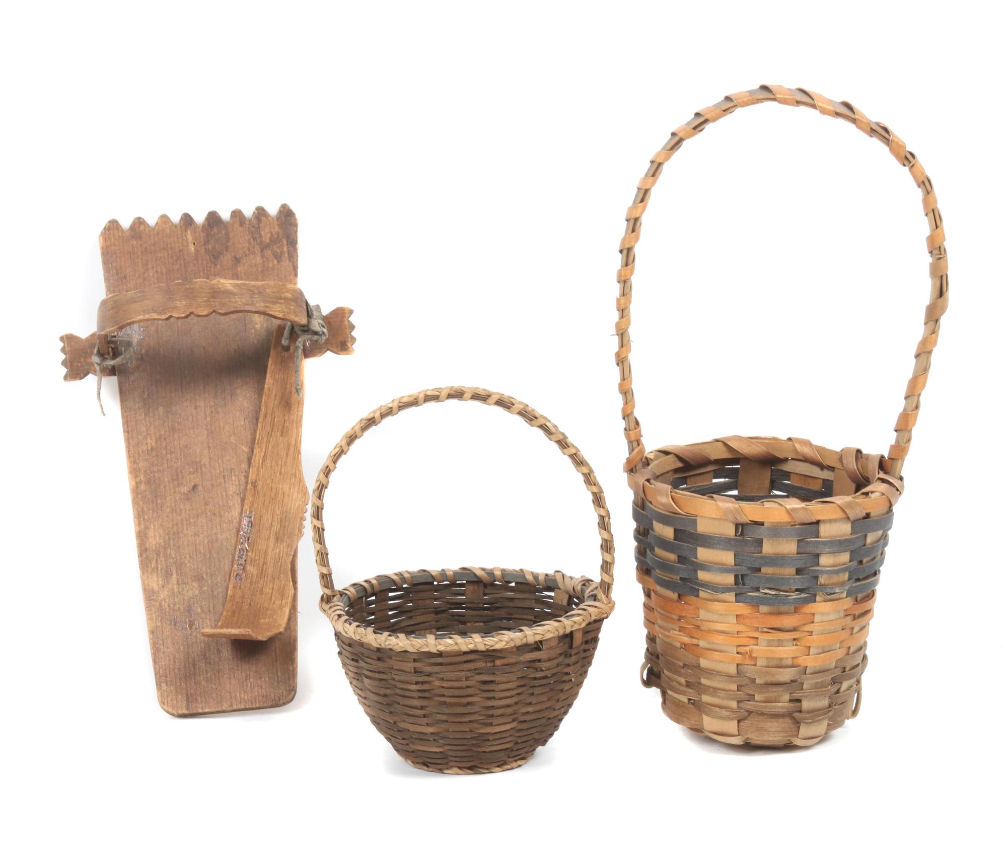 A Miniature Native East Coast Wall Display Height 16 3/4 x 12 1/2 inches.