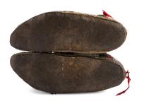 Sioux Beaded Buffalo Hide Moccasins