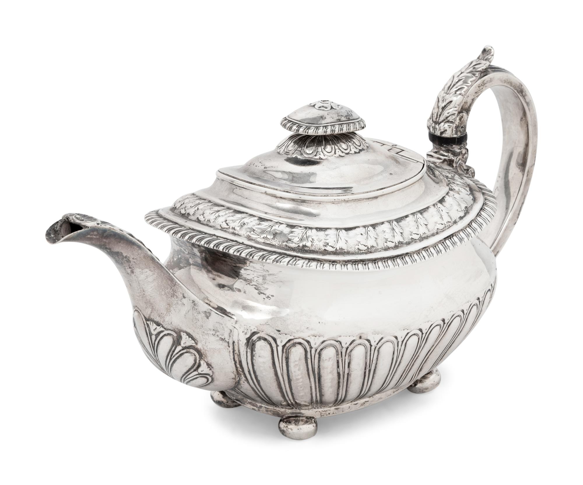 A George III Silver Teapot