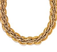 BICOLOR GOLD NECKLACE