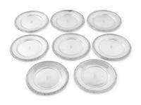 A Set of Eight International Sterling Bread Plates