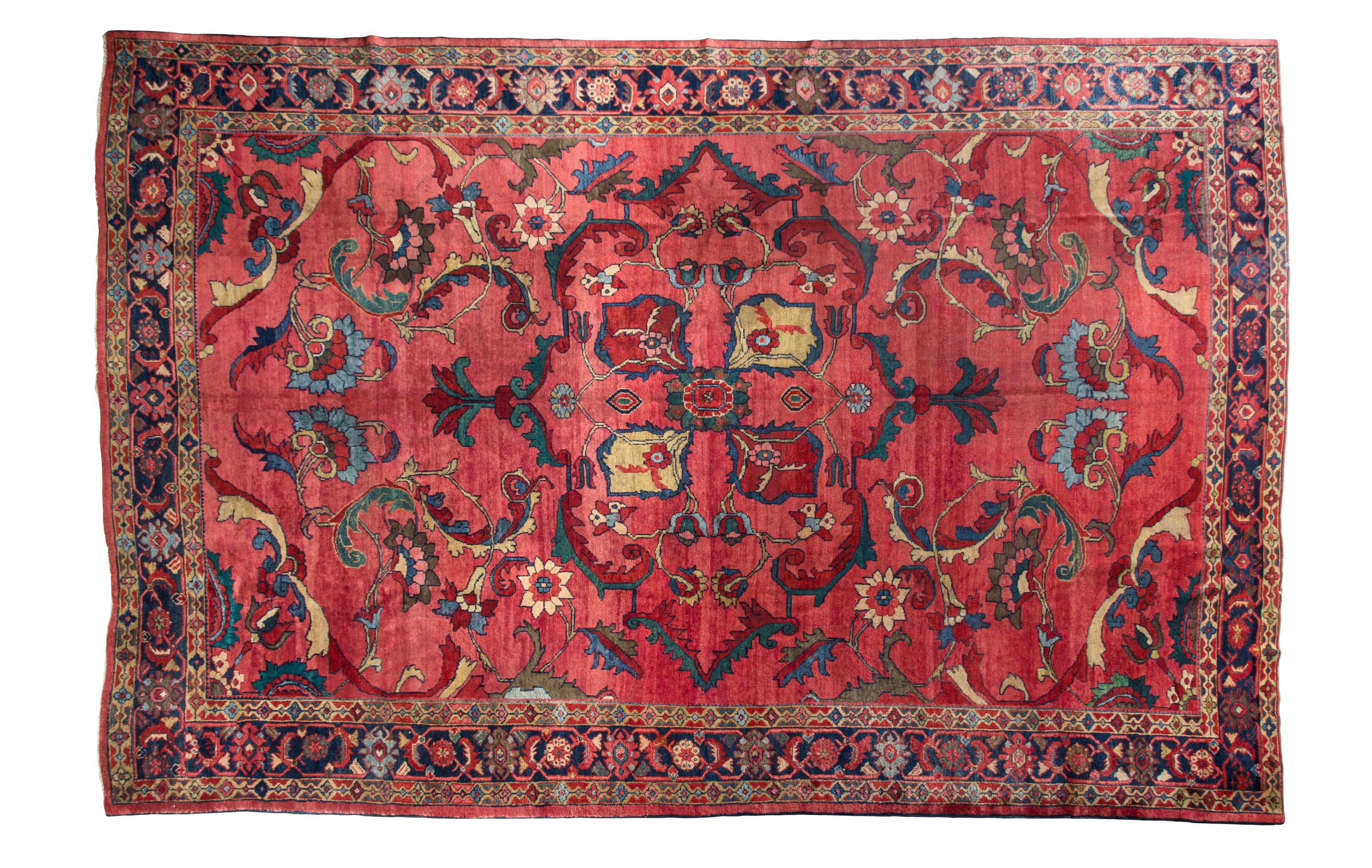 A Mahal Wool Rug, CIRCA 1930S, 9 feet 1 inch x 12 feet 1 inch. — CIRCA 1930s